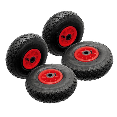 25cm pneumatic wheels - 4,