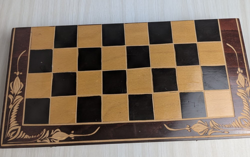 Vintage wooden chess - vintage,