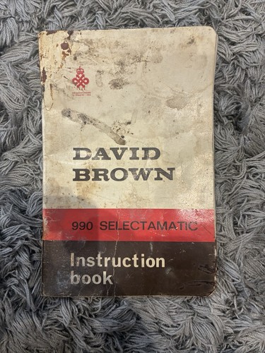 David brown 990 - 990, selectamatic