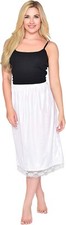 Ladies Lace Short Slip Long