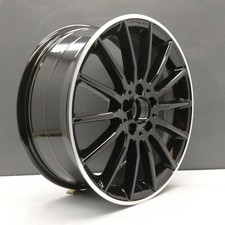 MERCEDES CLA & A CLASS AMG-LINE W176 18" WHEEL RIM BLACK DIAMOND CUT GENUINE X1