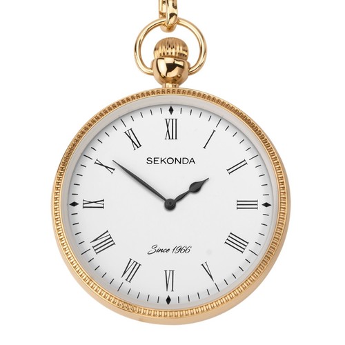 Sekonda gents gold pocket - gents,