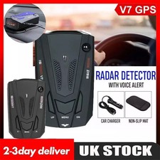 360° Full Band Car Radar V7 GPS Speed Police Safe Detector Voice Alert 300-1000M