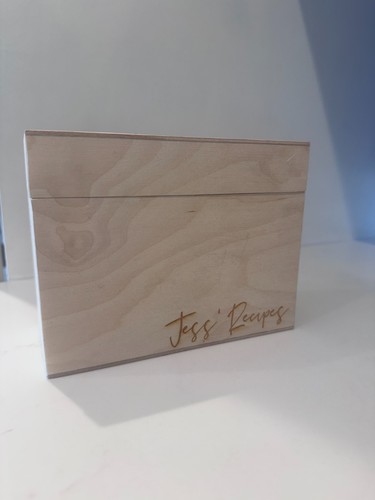 Personalised wooden recipe - personalised,