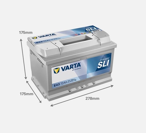 Varta e43 blue dynamic heavy - blue,