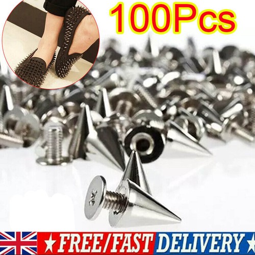 100pcs 10mm punk cone - 100pcs,