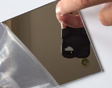 Self Adhesive Mirror Perspex Acrylic Sheet Custom [With 3m Pads Cut To Size]