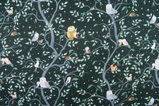 Woodland creatures fabric, Owl