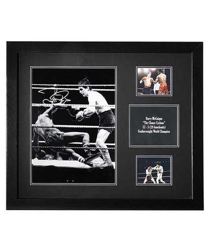 Framed barry mcguigan - mcguigan, signed
