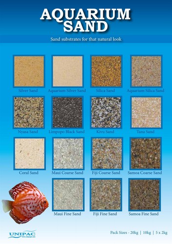 Unipac aquatic aquarium - aquarium, sand