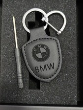 1 Pcs Keychain Metal Leather