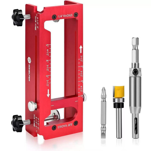 Door hinge installation kit - door,
