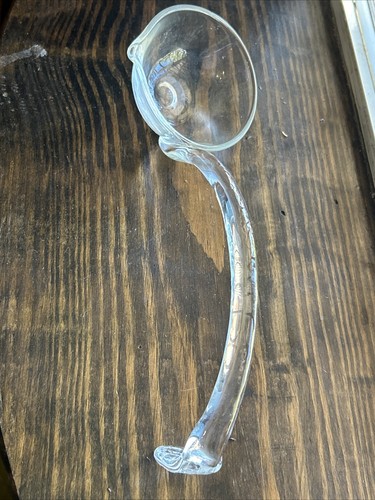 Vintage glass ladle for punch - vintage,