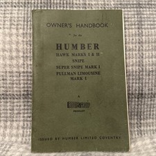 HUMBER HAWK Super Snipe