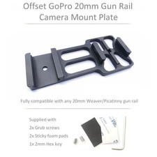 Offset GoPro 20mm Gun Rail