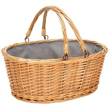 Wicker Picnic Basket with