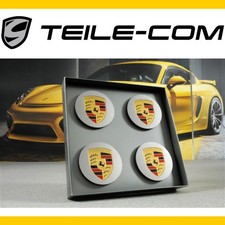 Porsche 911 991/Cayenne 958 Hub cap set, platinum, for Sport Classic wheel rims