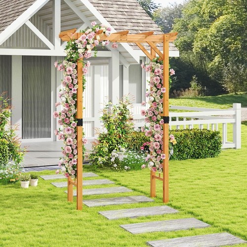 Wooden pergola garden arbour - wooden,
