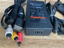 Official Sony PlayStation 2 Slim PS2 SCPH-70100 AC Power Supply + AV TV Cable