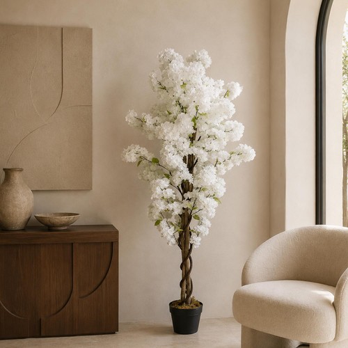 Artificial white cherry - artificial,