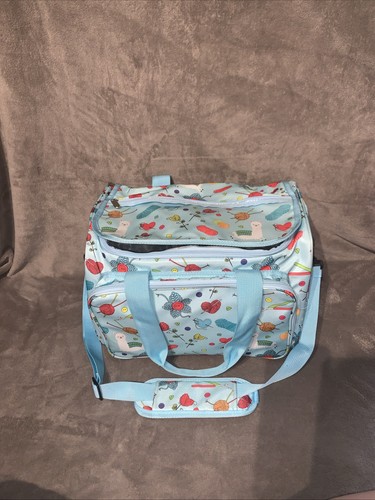 Knitting bag crochet - tote,