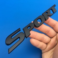 Black Car Metal 3D SPORT Logo Emblem Badge Sticker Auto Trunk Decal Accessories