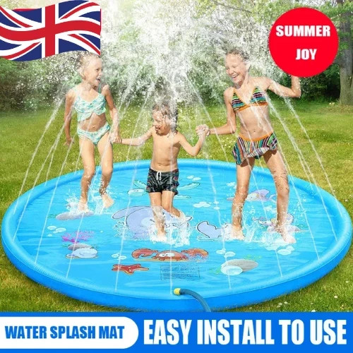 Kids splash play sprinkler - splash, mat