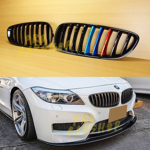 Metal look front grille shiny - look,