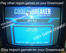 Code Breaker - Play import games region free & cheats Sega Dreamcast *DISC ONLY*