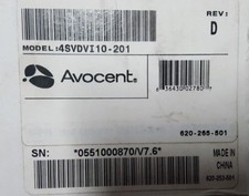 Avocent 4SVPUA20-201  SWITCHVIEW 4 PORT PS2 & USB - KVM SWITCH W/ USB2 HUB