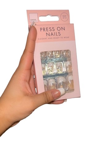 Press false nails 12pcs - press,