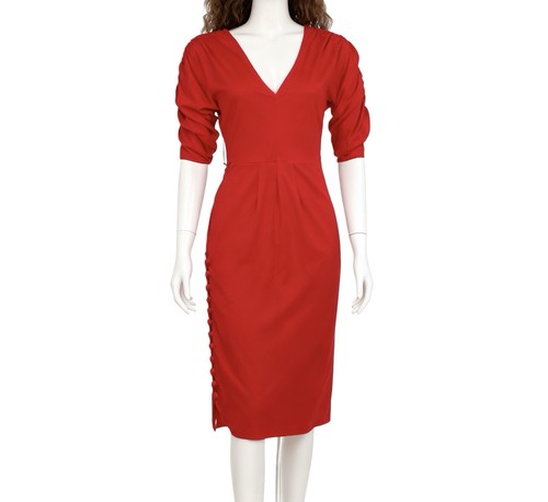 Vintage dress 80s red - vintage, bodycon