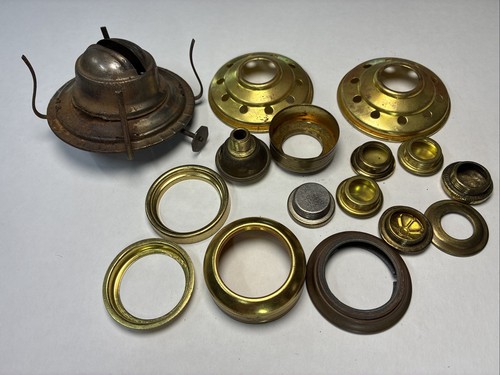 Lot vintage antique oil - vintage,