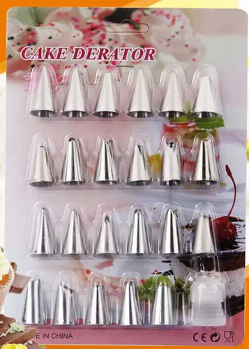 24pcs cake decorating kit - decorating,