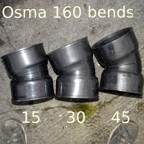 150mm 45deg bends - 30, &