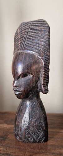 African carved ebony wood - carved,