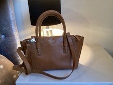New Radley London bag in brown leather, Satchel/Top Handle Bag