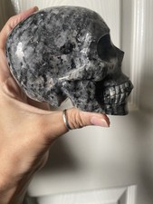 Large Larvakite Skull Crystal