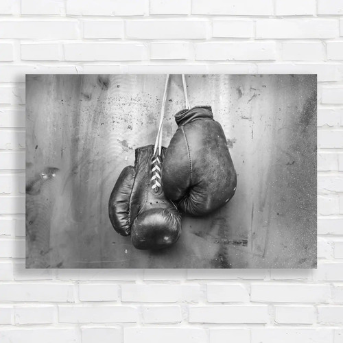 Vintage boxing gloves hanging - boxing,
