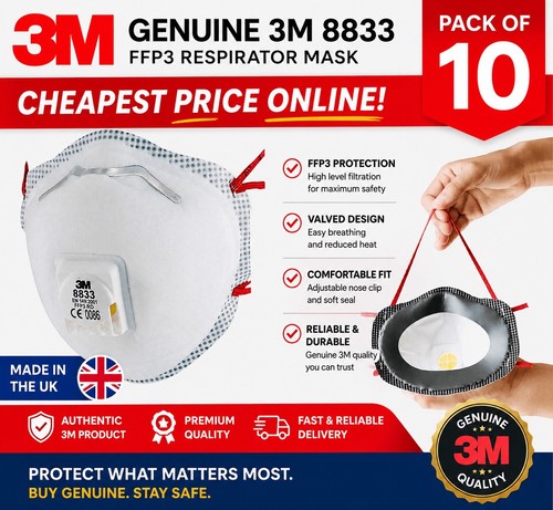 3m 8833 ffp3 - 3m,