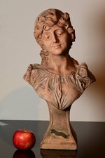 Antique Terracotta Art Nouveau