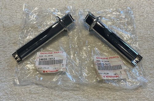 Pair front footrests - a,