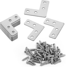 20 Pack Stainless Steel L