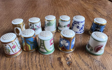 11 Minton China Thimbles