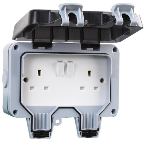 Outdoor socket 13a waterproof - 13a,