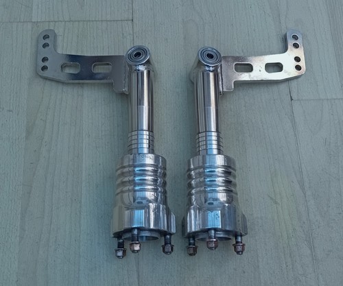 New 25mm chrome stub axles - 25mm,