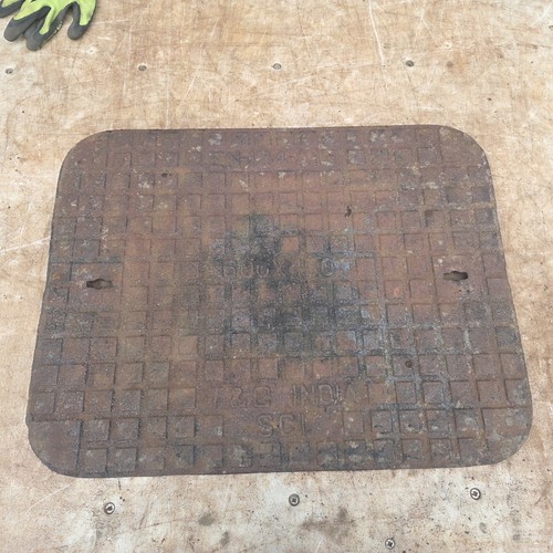 Cast iron manhole - iron, 645mm