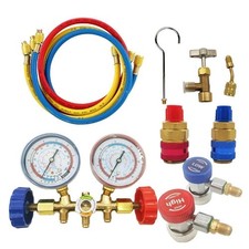 R134A R32 R410 R22 AirConditioning Pressure Gauge Refrigerant Manometric Tools -