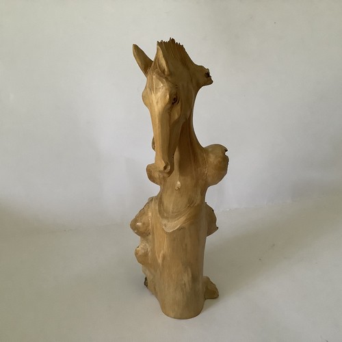 Artisan hand carved - carved, wooden