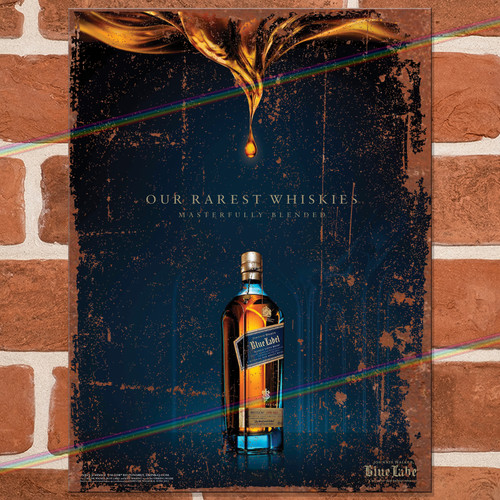 Johnnie walker metal signs man - johnnie,